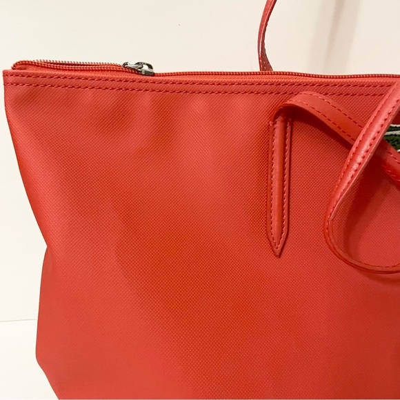Lacoste Red Women's Tote Bag - Picture 3 of 16